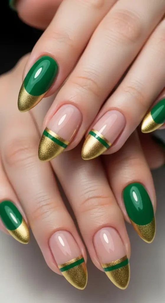 green-and-gold-double-french