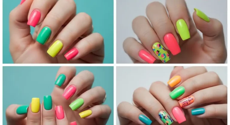 neon-summer-nail