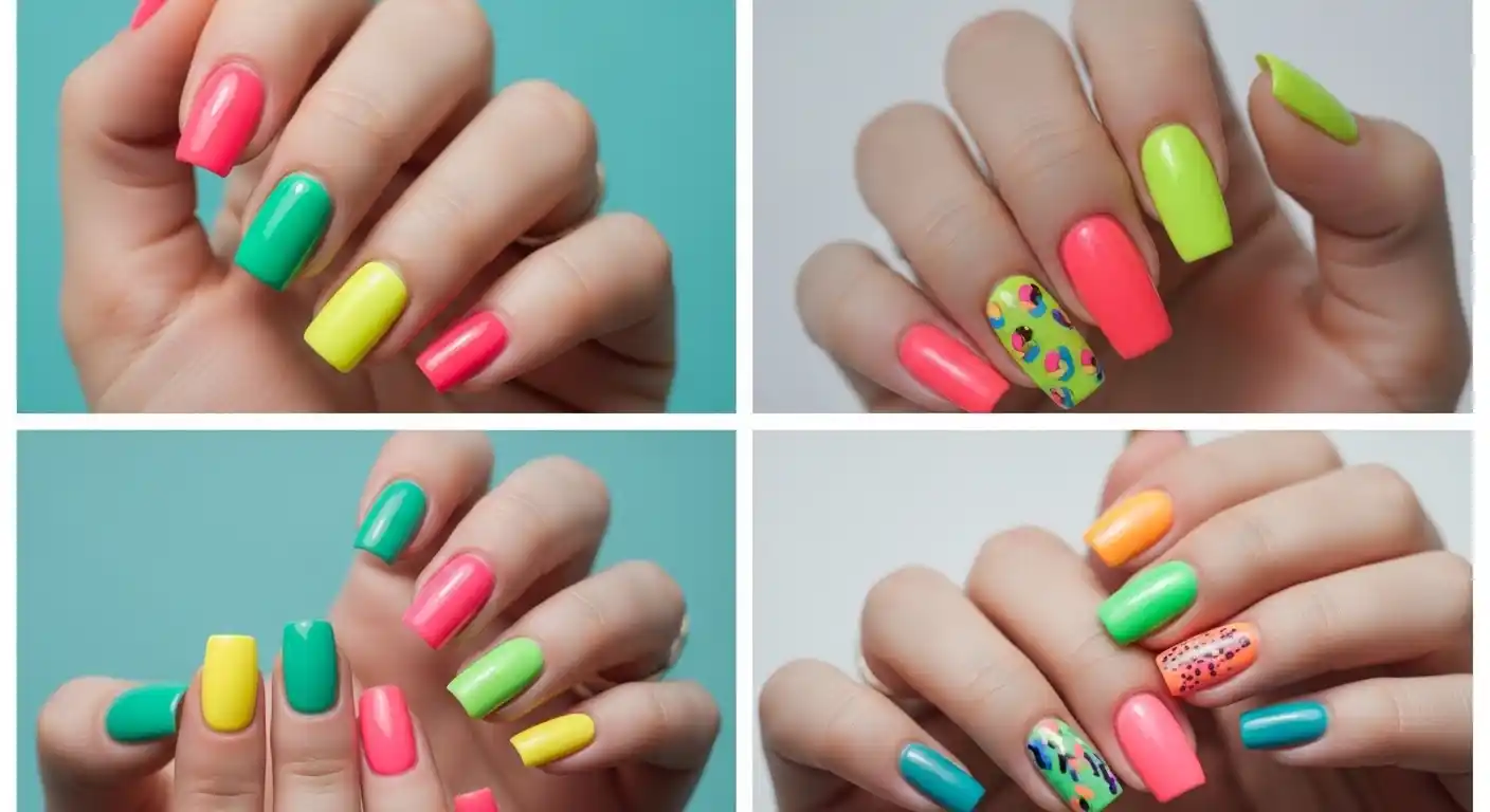 neon-summer-nail