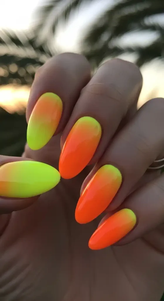 neon-yellow-and-bright-orange