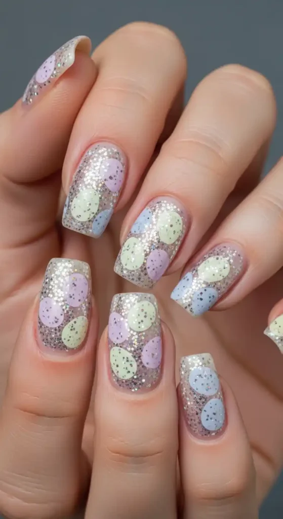 speckled-glitter-eggs