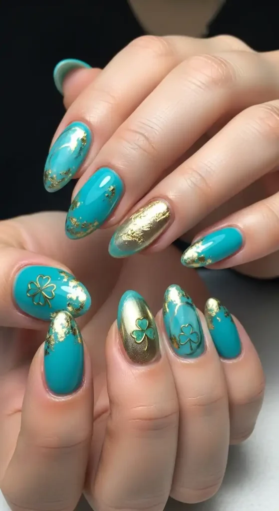 turquoise-and-gold-combo