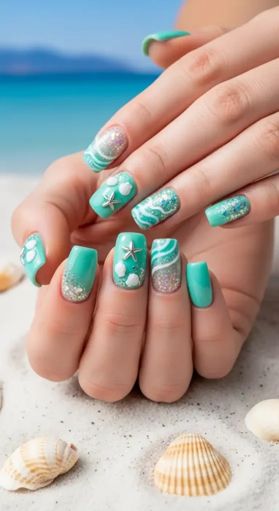 seafoam-green-nails