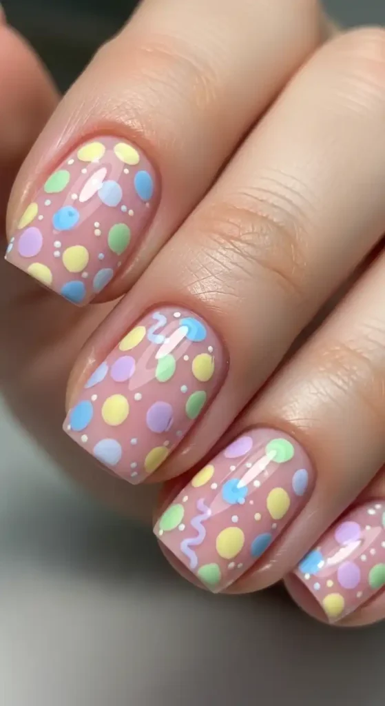 pastel-polka-confetti-nails