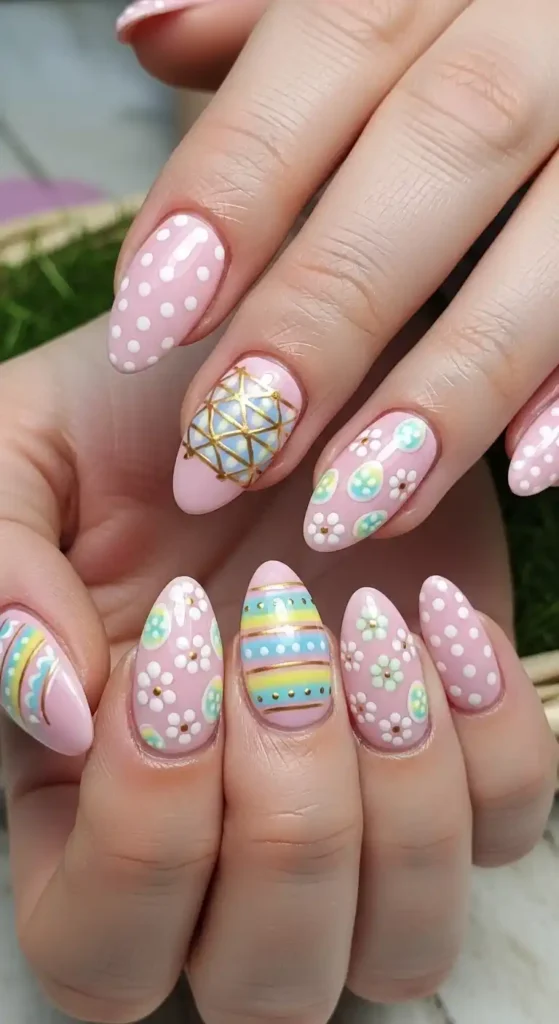 pink-easter-egg-nails