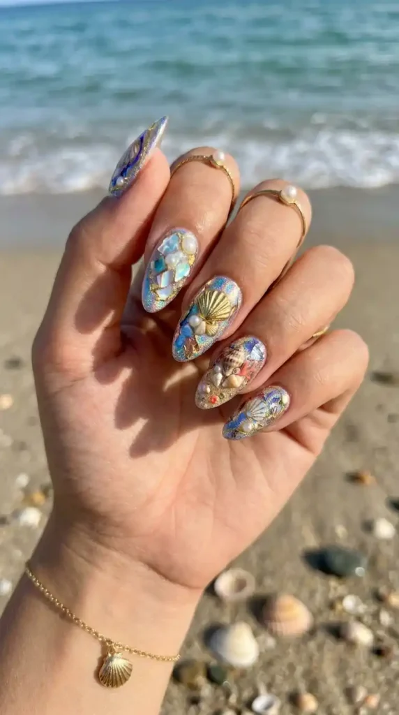 holographic-shell-foil-nails