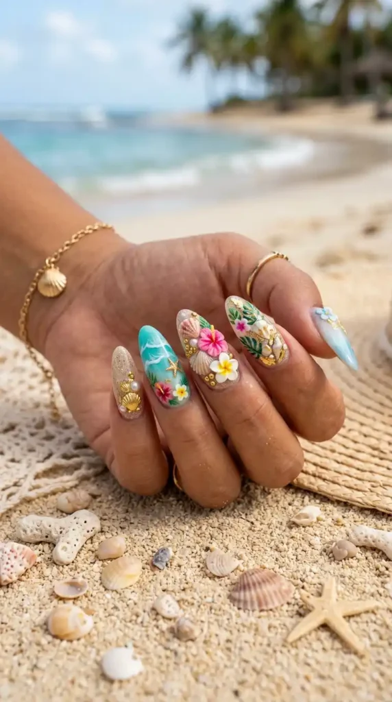 tropical-shell-with-floral-accents