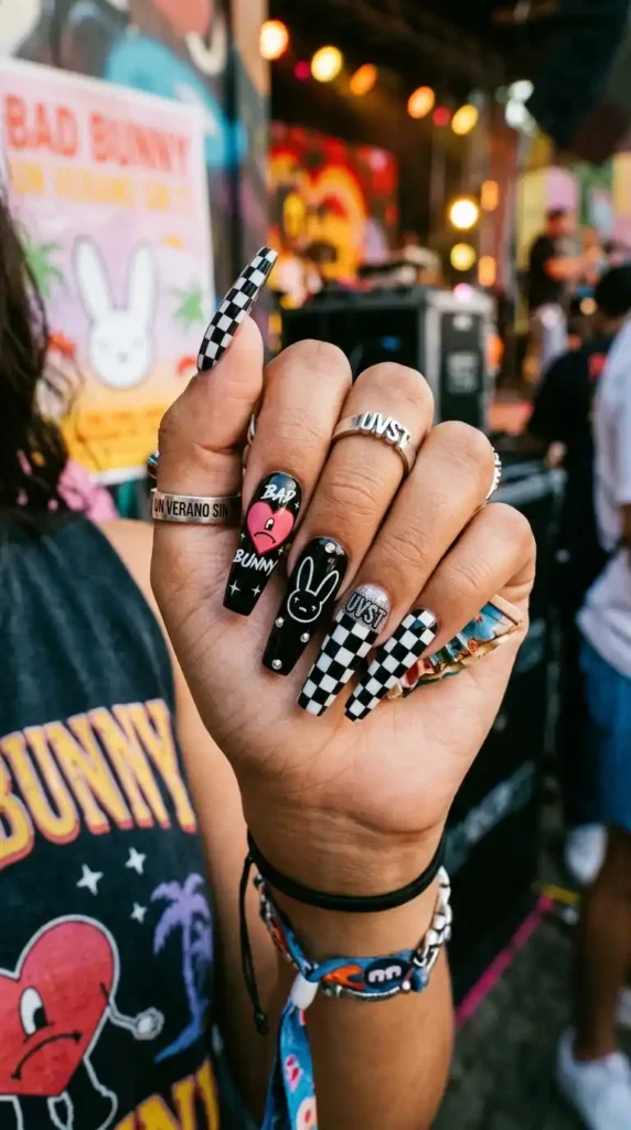 checkerboard-pattern-nails