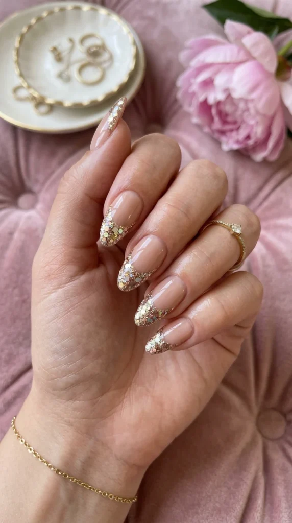 chunky-glitter-nail-idea