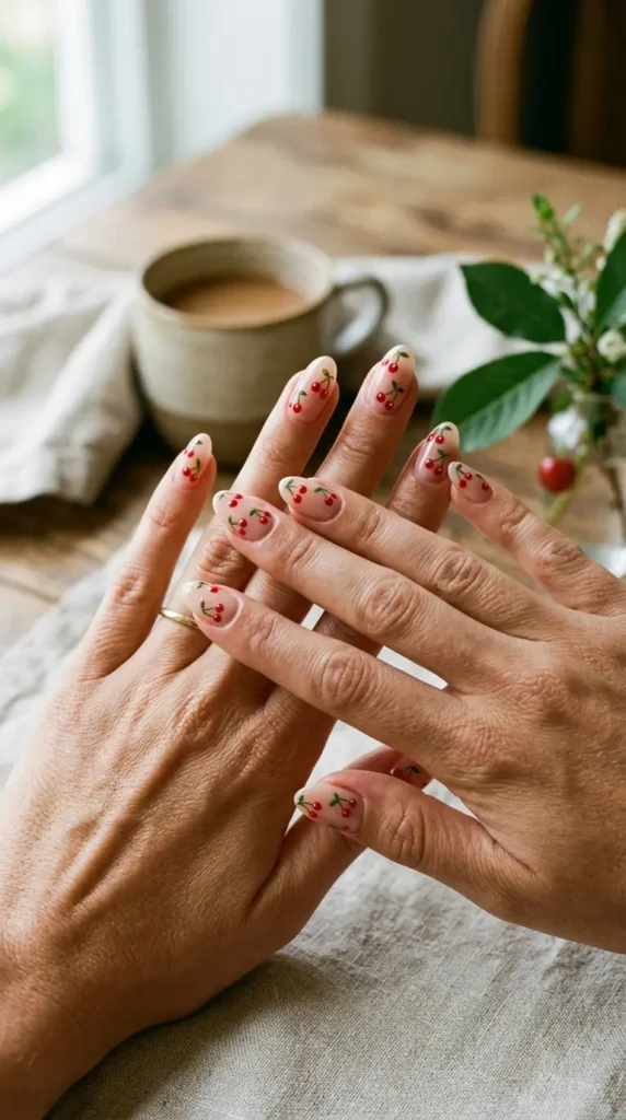 classic-red-cherry-dots-on-nude-base