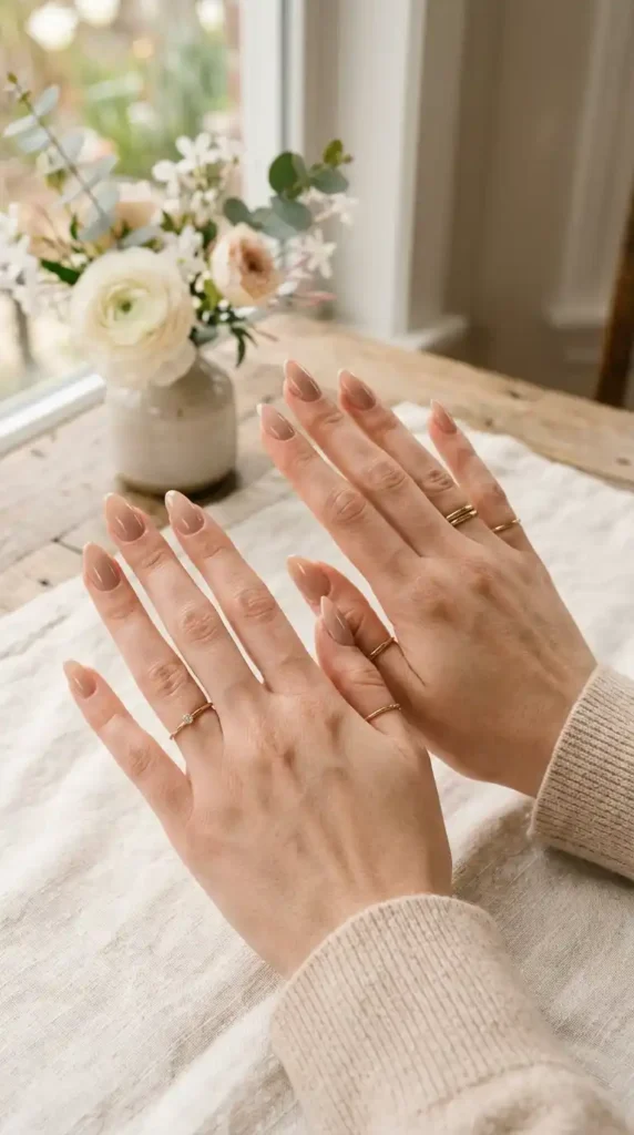 clean almond nude