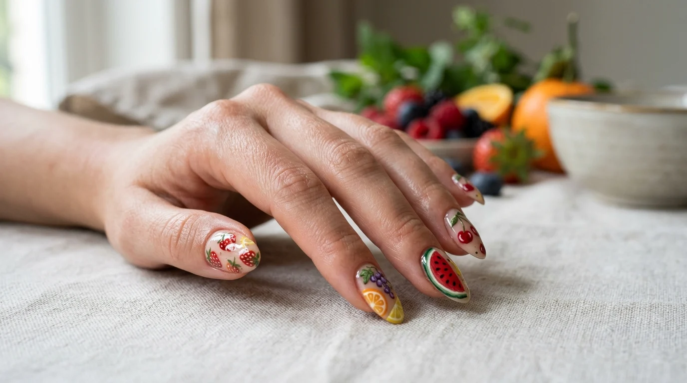 stunning-fruit-nail-designs