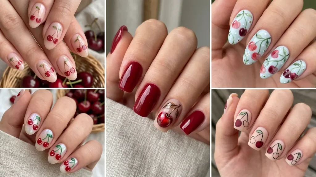 cherry-nail-art-ideas
