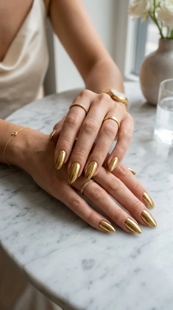 gold-metallic-chrome-nails