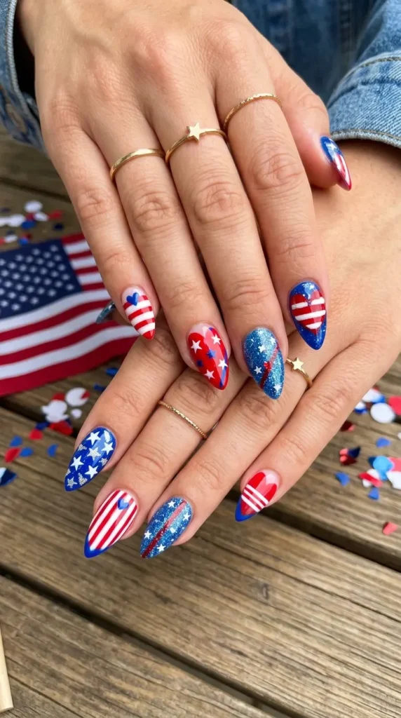 heart-shaped-patriotic-nails