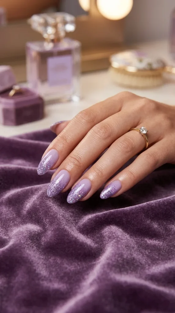 lavender-glitter-ombre