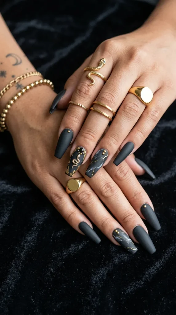 matte-baddie-nails