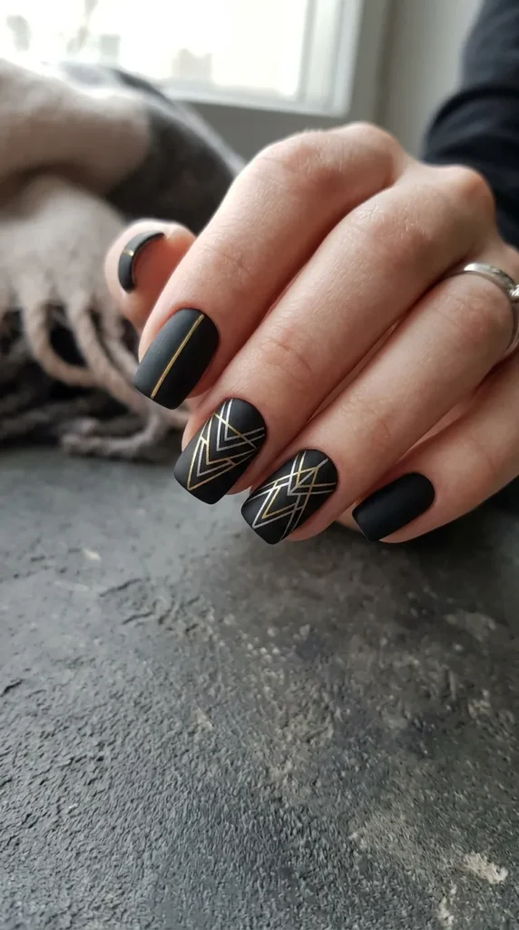 matte-black-stiletto-nails