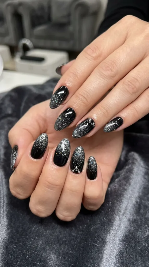 midnight-black-glitter-ombre