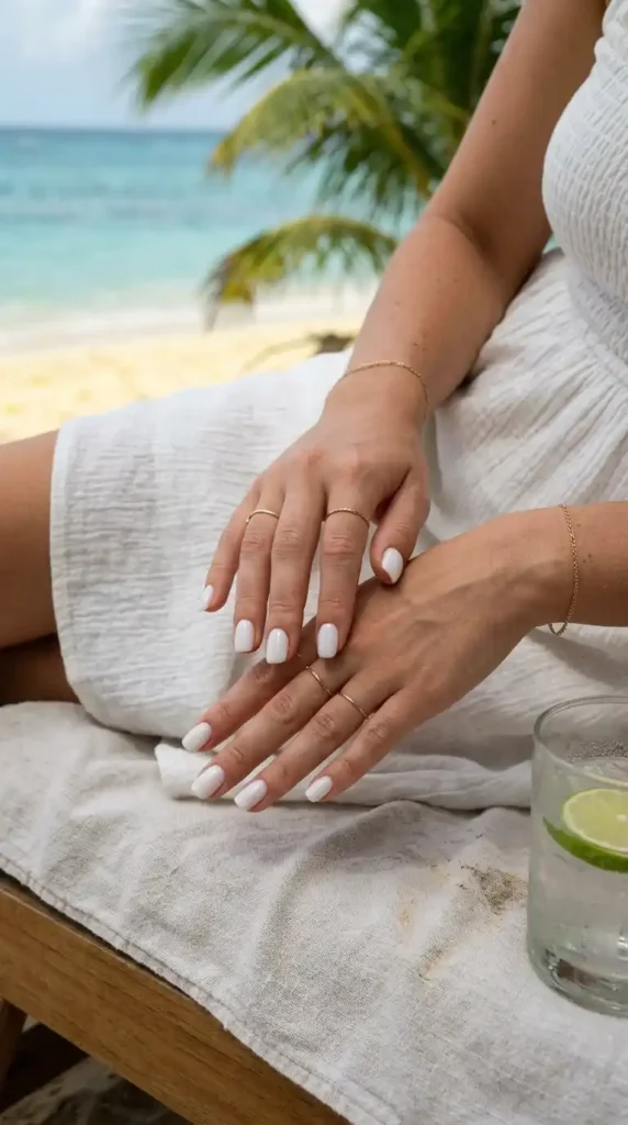 minimal-white-manicure-style