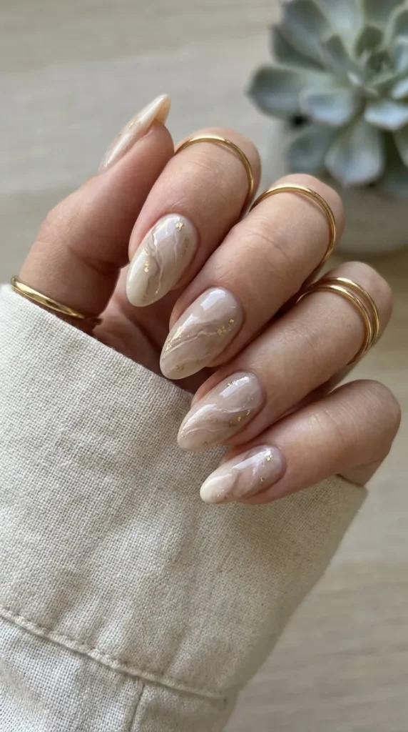 nude-marble-nail-art