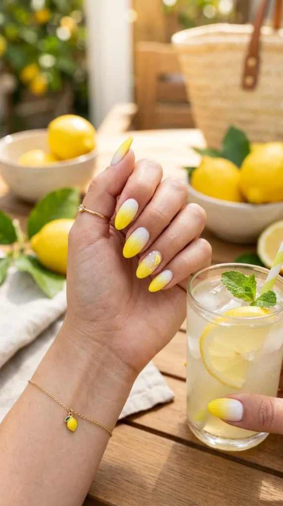 ombre-lemon-to-white-nails