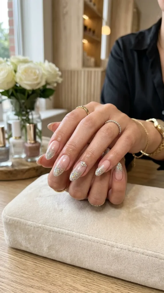 ombre-sparkling-french-look