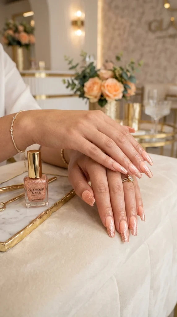 peach-glitter-ombre