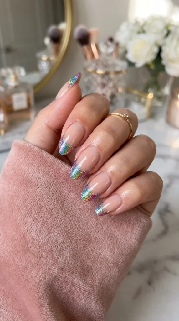 rainbow-shine-manicure