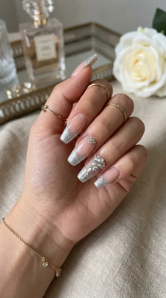 rhinestone-accent-nails