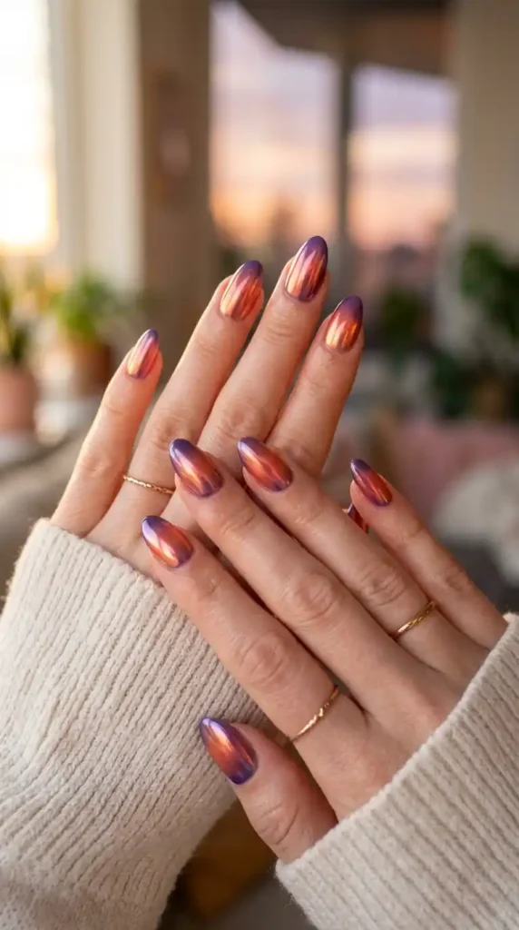 sunset-chrome-ombre-nails