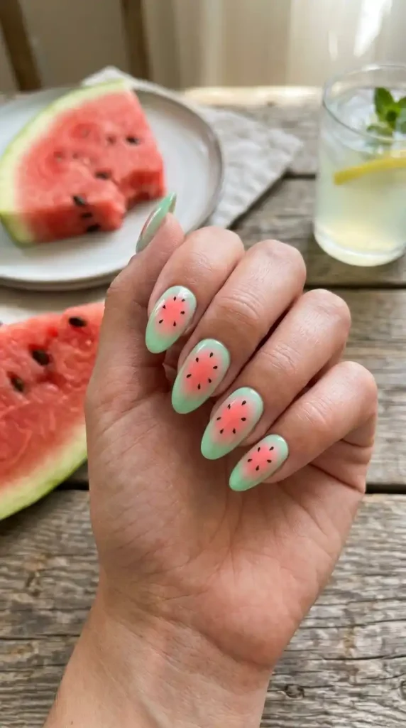 watermelon-aura-nails