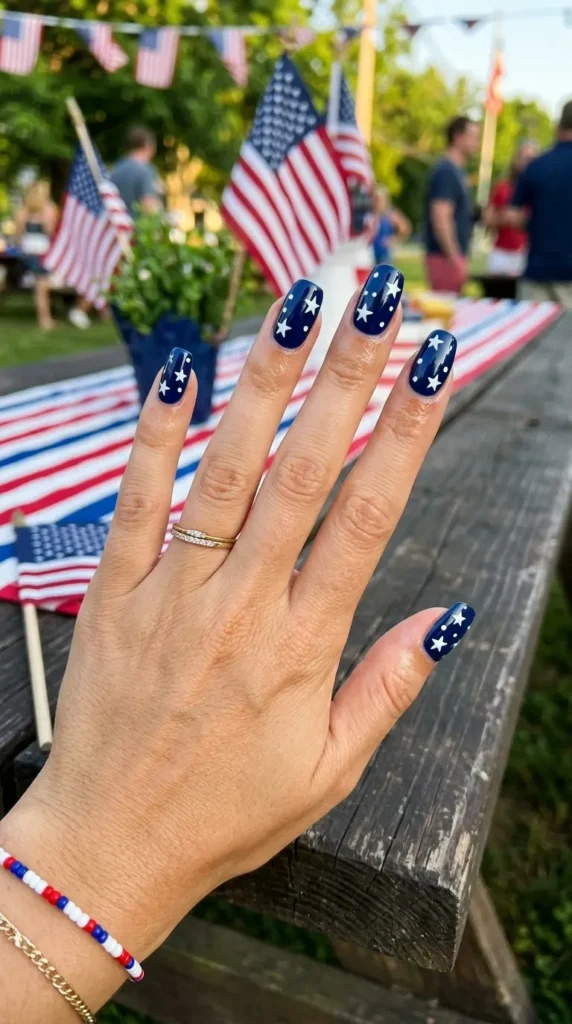 white-stars-on-navy-blue-nails