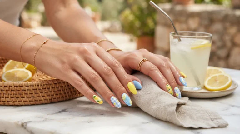 Lemon-and-Blue-Nails-15-Trendy-Designs-for-a-Stylish-Finish