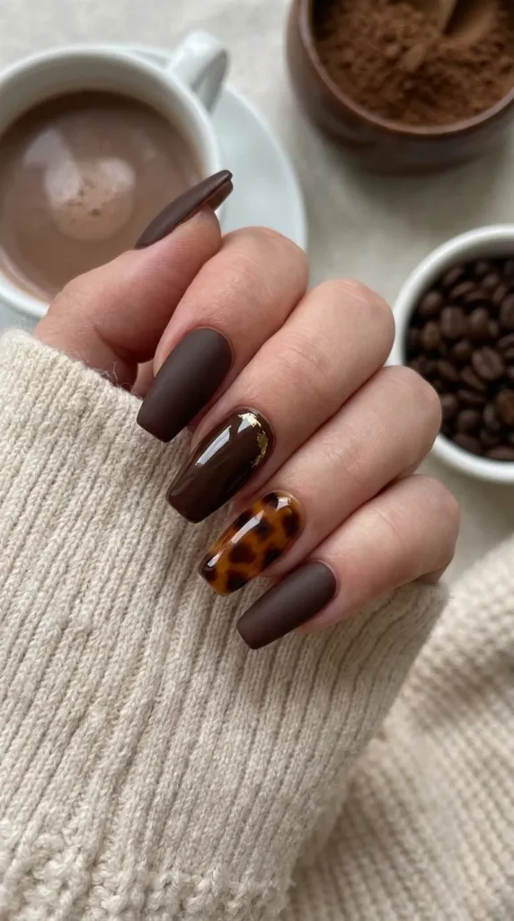 chocolate-brown-tapered-square-nails