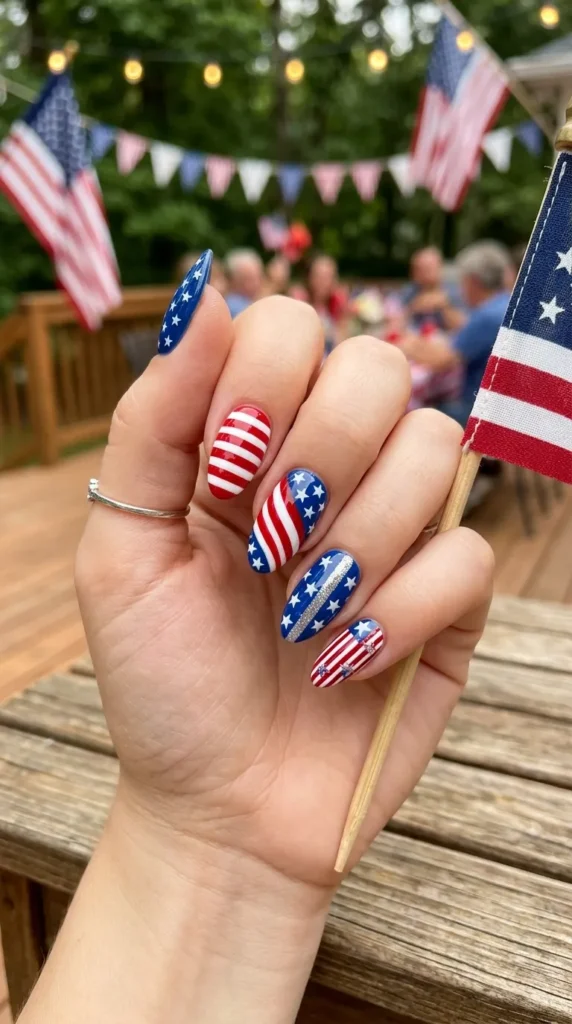 flag-inspired-nail-art