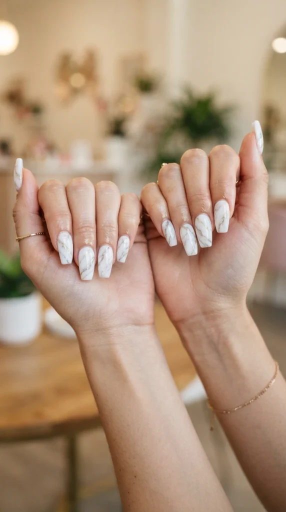 marble-effect-tapered-square-nails