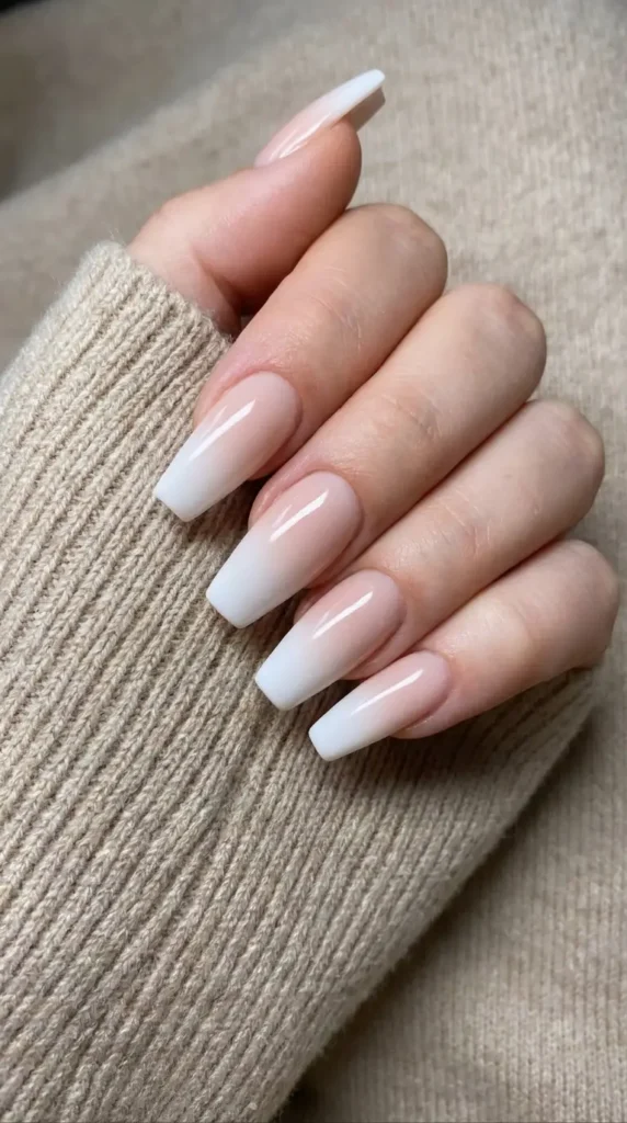 ombre-nude-to-white-nails