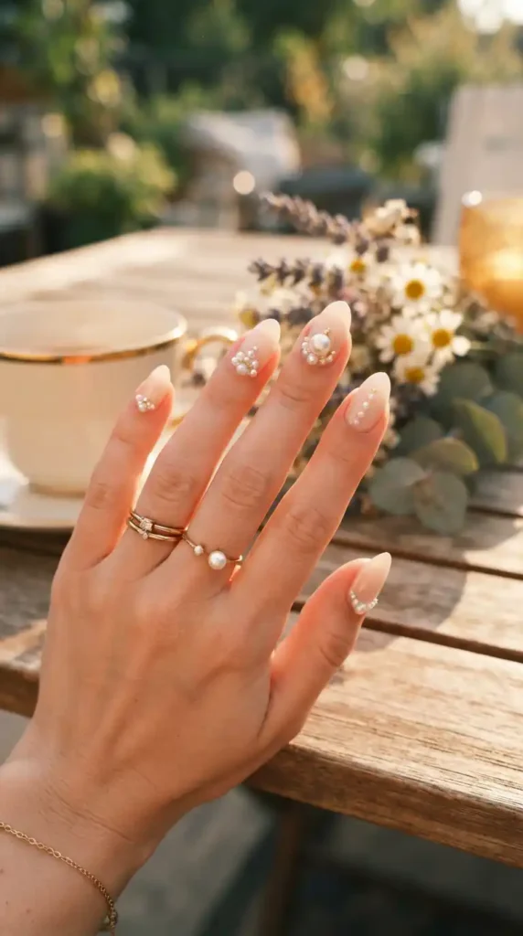 pearl-accent-nails